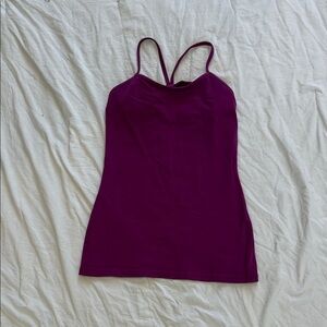 Lululemon Women's Magenta Strappy Tank Top